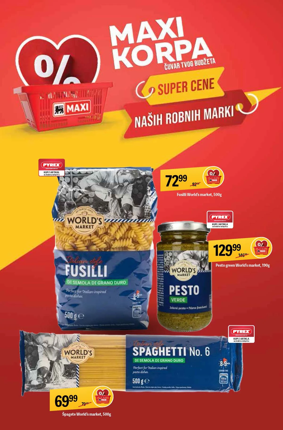 Maxi katalog nedeljna akcija strana 3 popusti do 25. mart 2026 Maxi nedeljni katalog strana 3 akcijske cene hrane i pića Srbija mart 2026