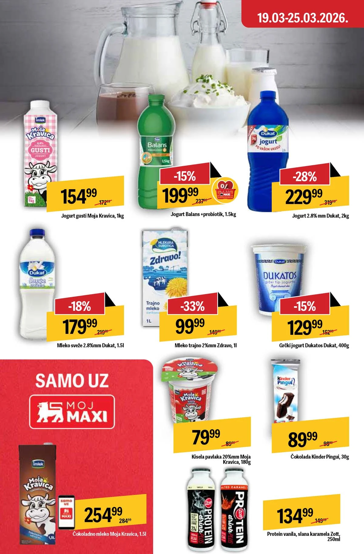 Maxi nedeljna akcija katalog strana 22 sezonske ponude do 25. mart 2026 Maxi nedeljni katalog strana 22 sezonske akcije i proizvodi Srbija mart 2026