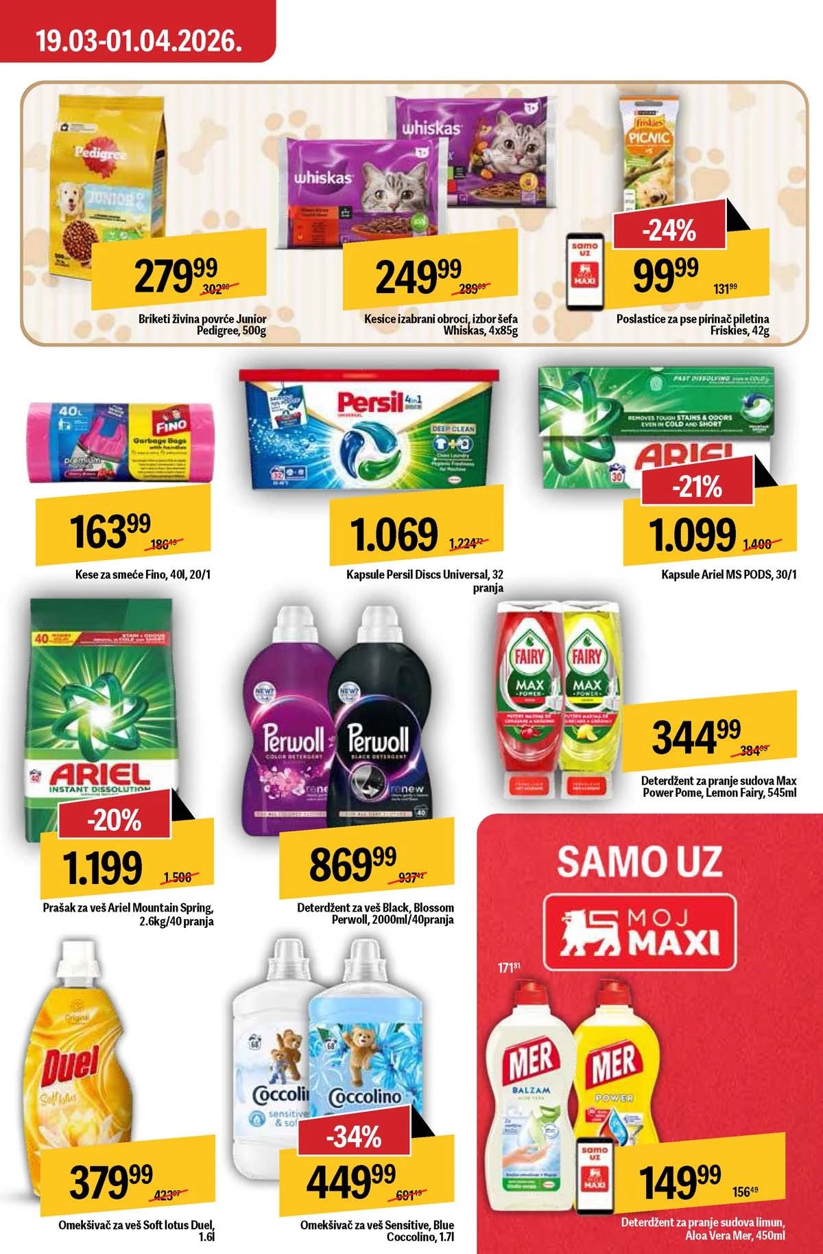 Maxi nedeljni katalog strana 30 završne ponude i popusti Srbija mart 2026