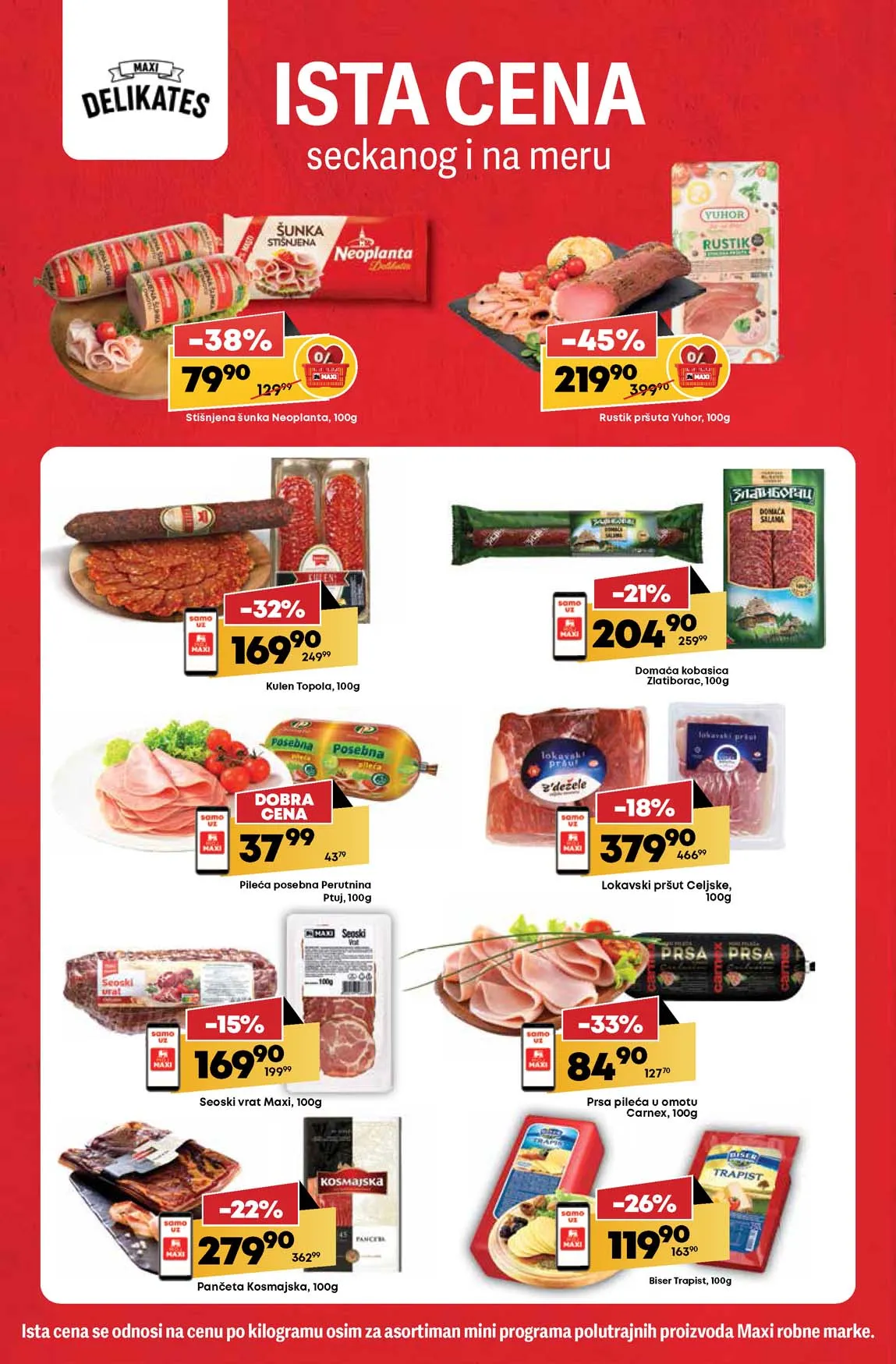 Maxi nedeljna akcija sniženja