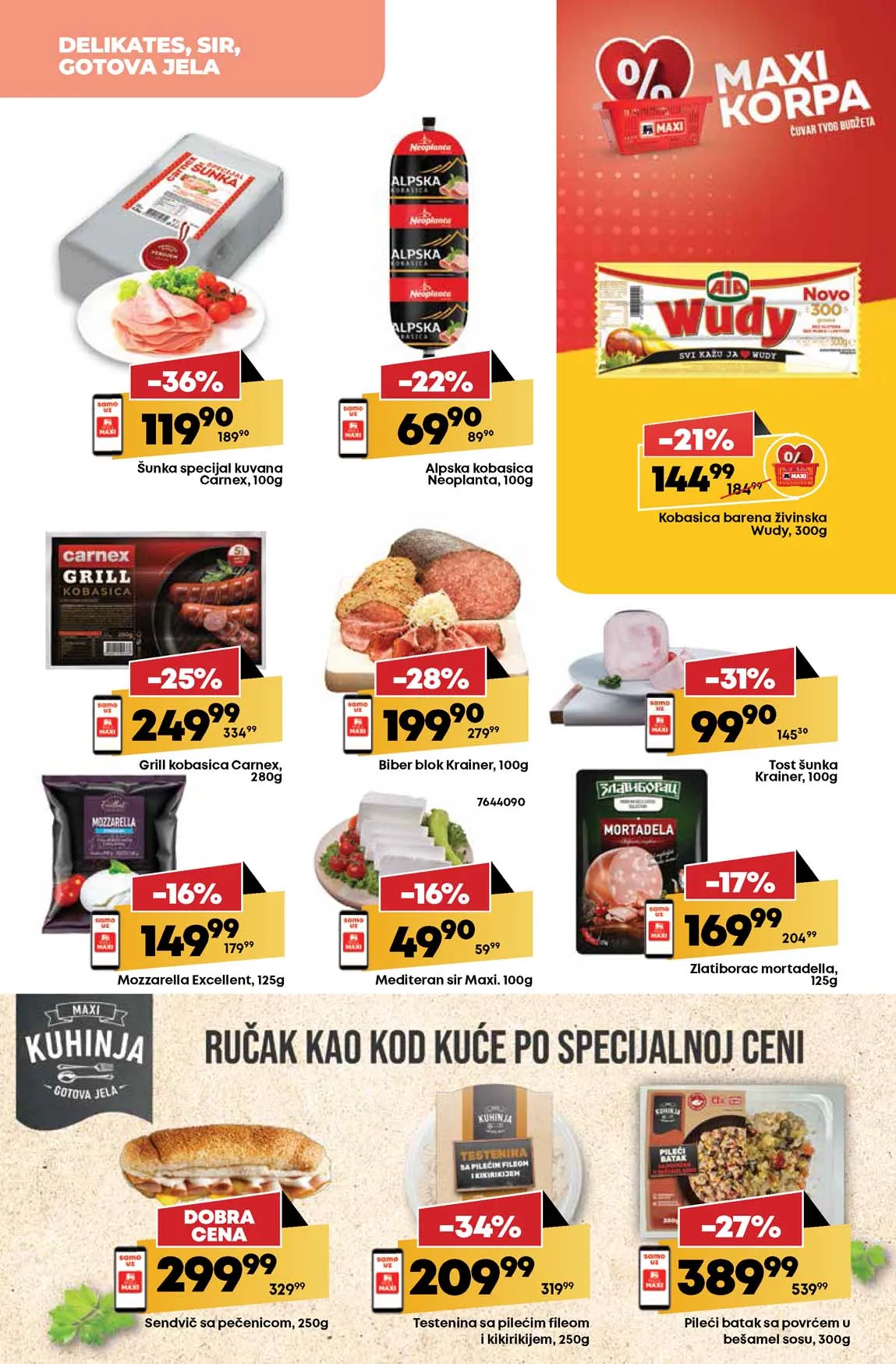 Maxi nedeljna akcija sniženja
