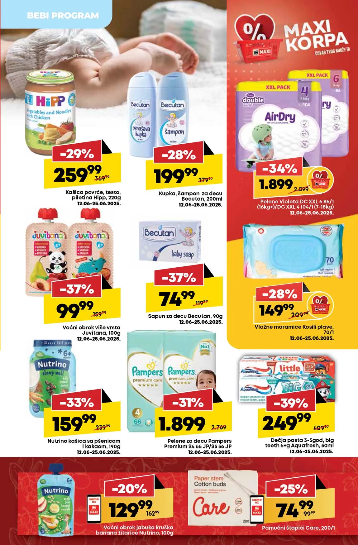 Maxi nedeljna akcija sniženja