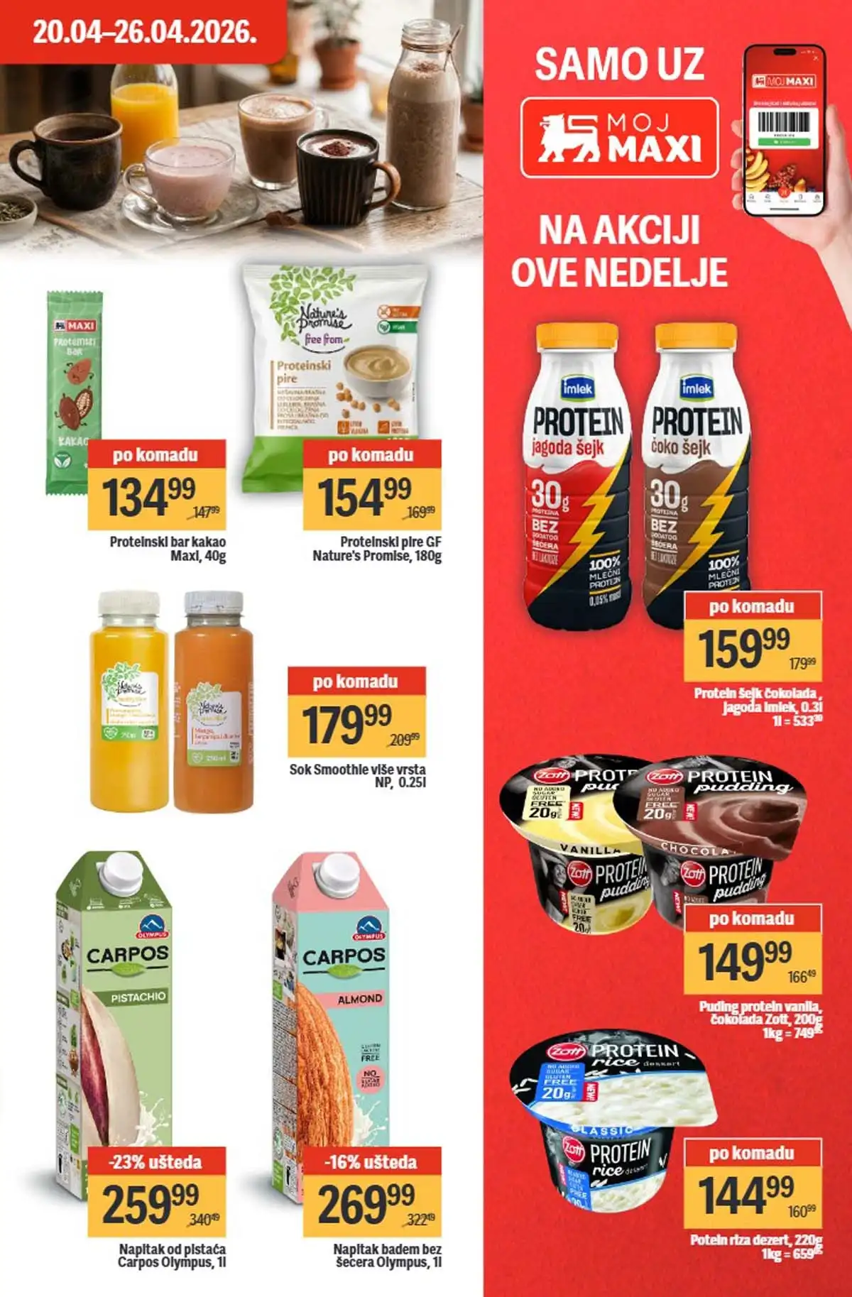 Maxi nedeljni katalog strana 23 dodatne akcije i sniženja Srbija mart  2026