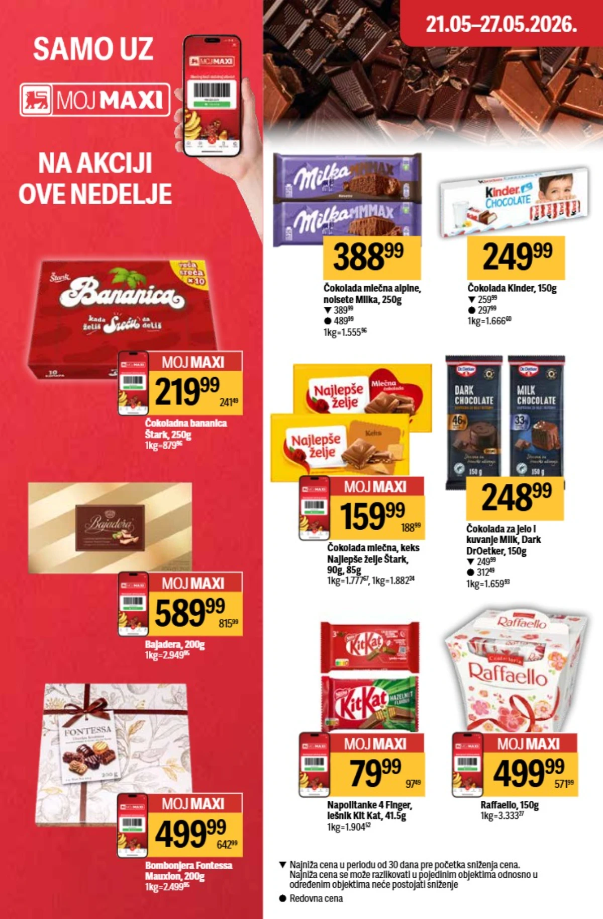 Maxi katalog 21–27.05.2026 strana 22 – sezonske akcije i proizvodi Maxi akcija 21–27.05.2026 strana 22 – sezonski proizvodi i sniženja
