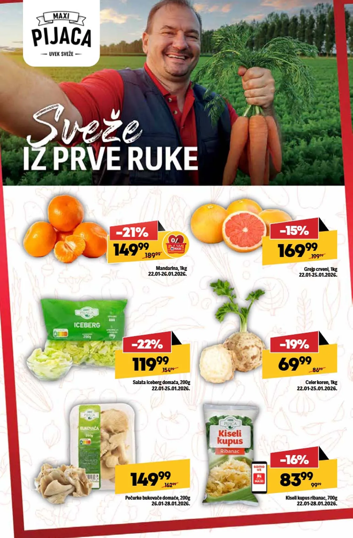 Maxi nedeljna akcija sniženja Maxi nedeljna akcija sniženja