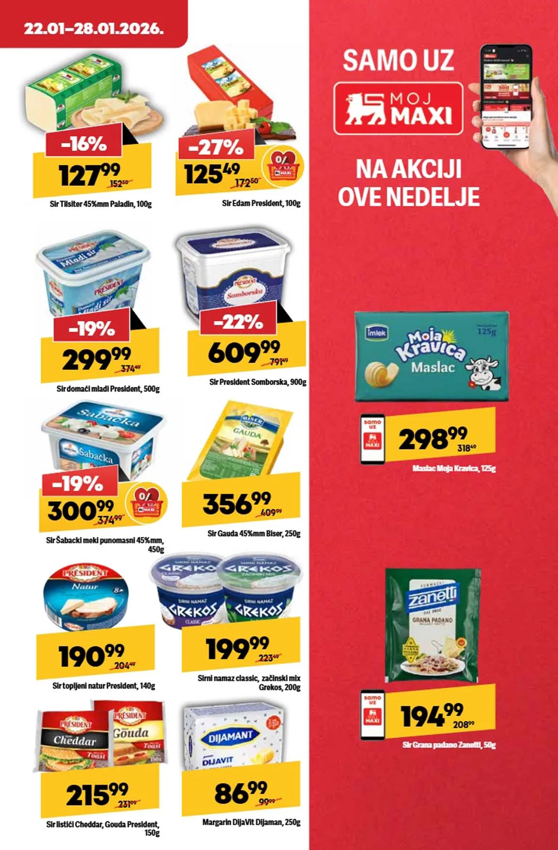 Maxi nedeljna akcija sniženja Maxi nedeljna akcija sniženja