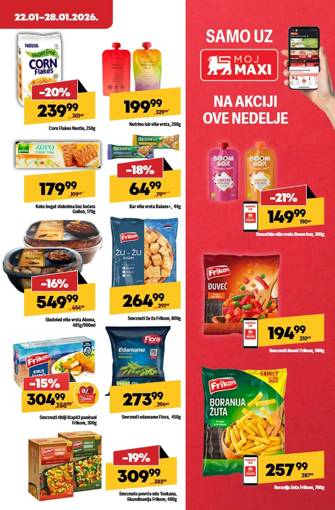 Maxi nedeljna akcija sniženja Maxi nedeljna akcija sniženja