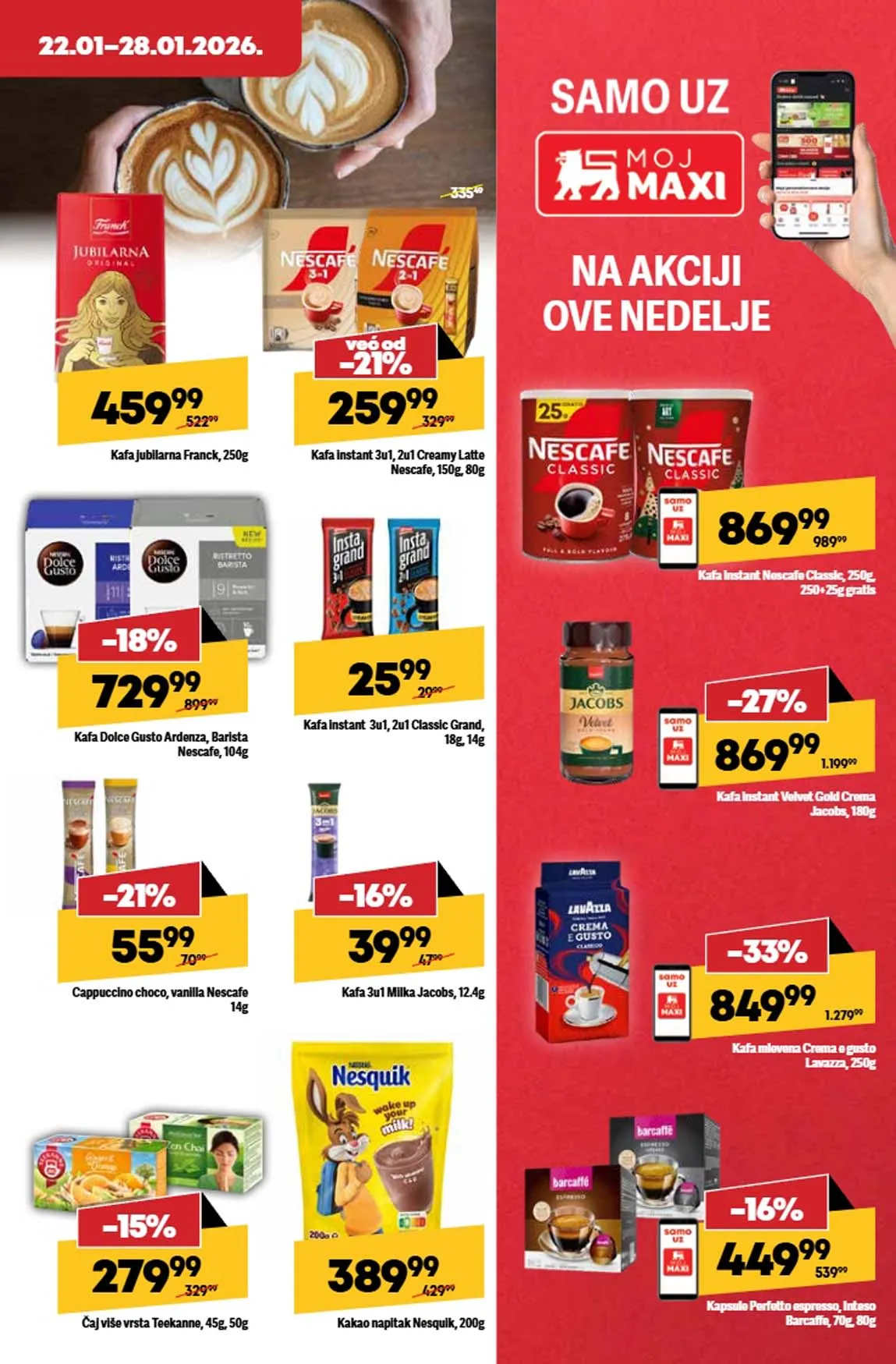 Maxi nedeljna akcija sniženja Maxi nedeljna akcija sniženja