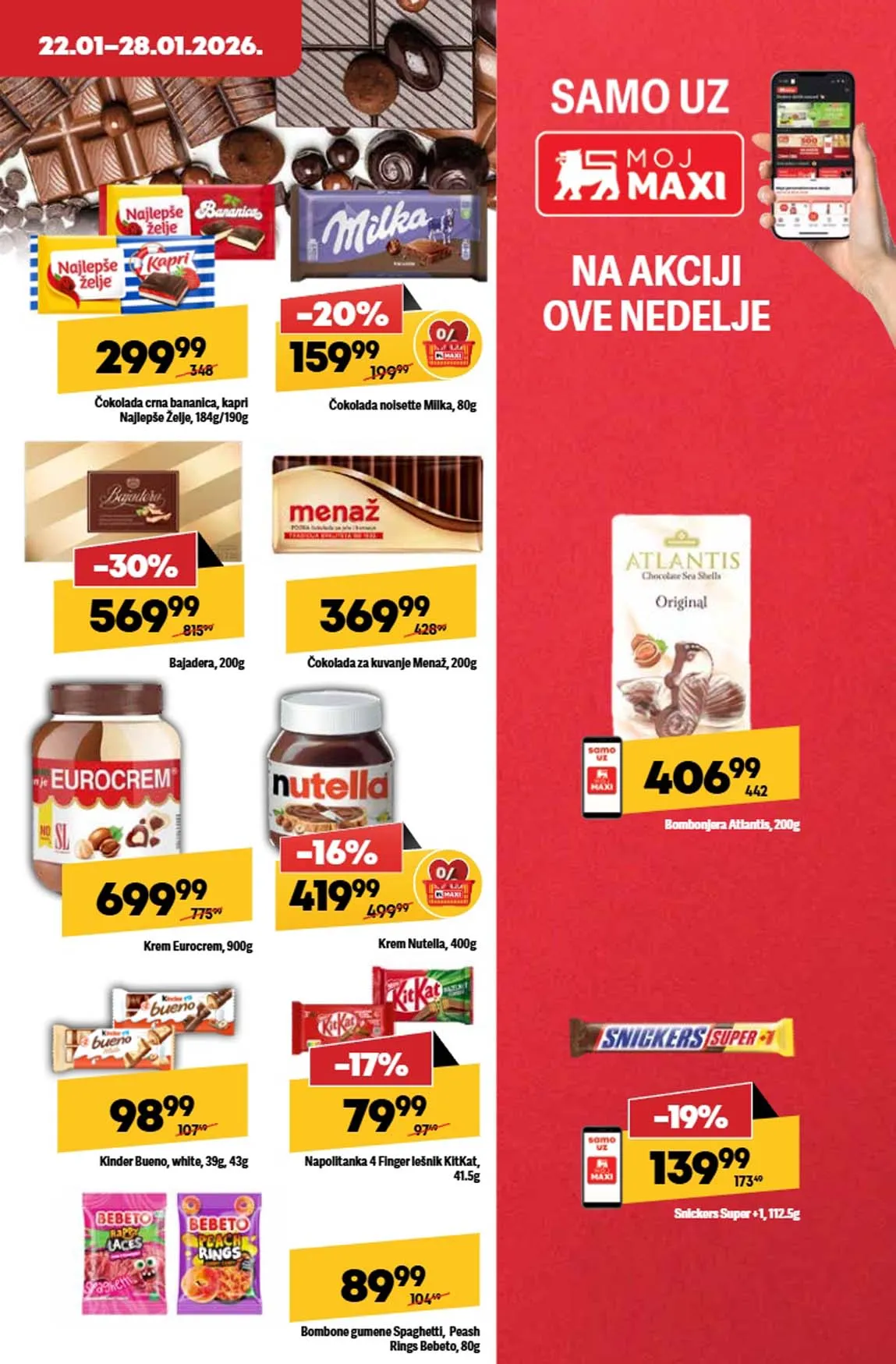 Maxi nedeljna akcija sniženja Maxi nedeljna akcija sniženja