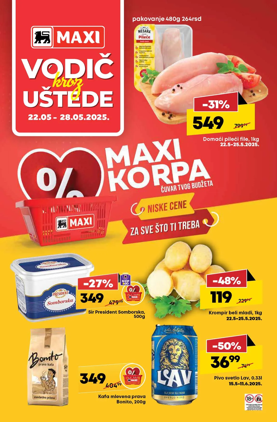 MAXI akcija Katalog sniženja do 28.05.2025