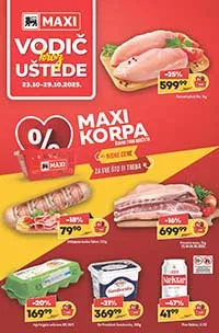 MAXI Nedeljna akcija sniženja! Popusti do 29.10.2025.