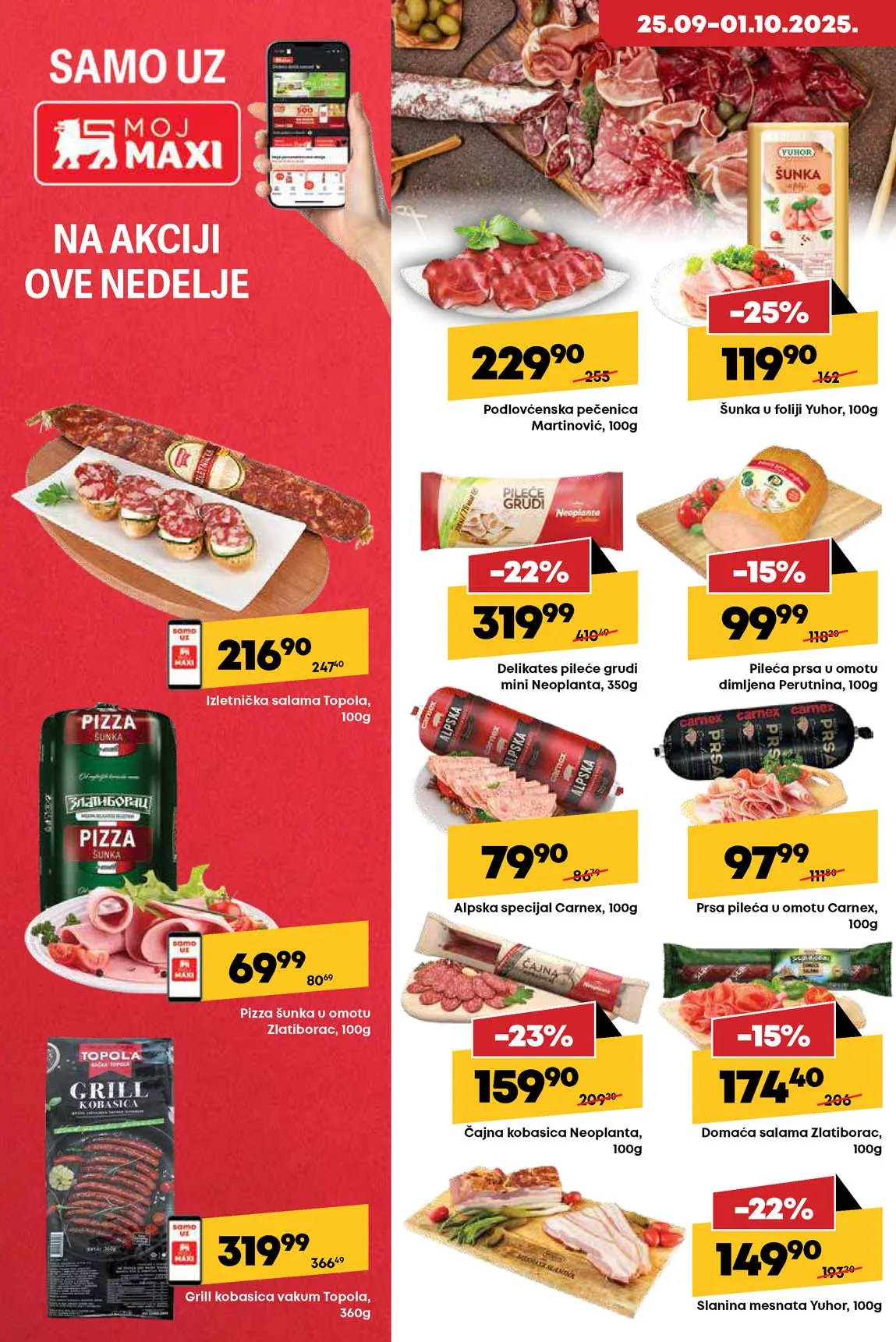 Maxi nedeljna akcija sniženja