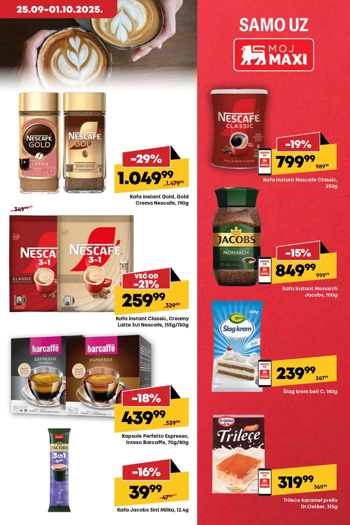 Maxi nedeljna akcija sniženja