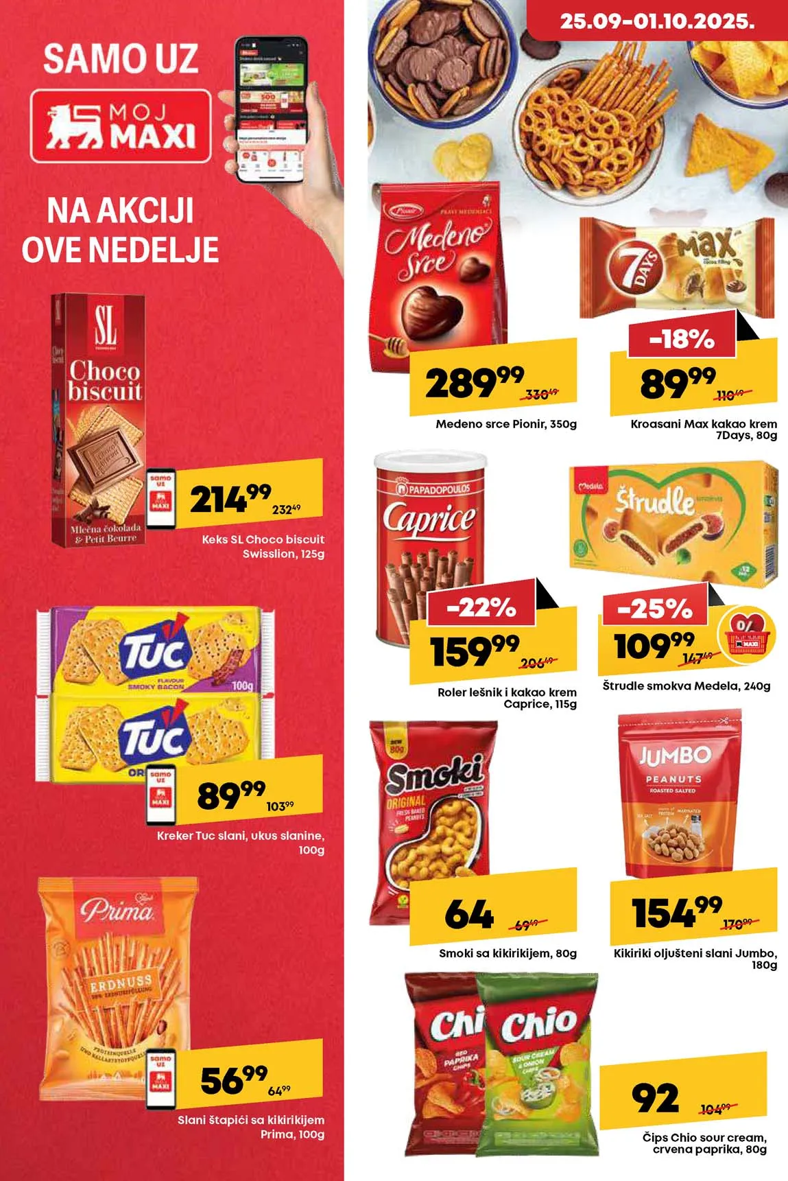 Maxi nedeljna akcija sniženja