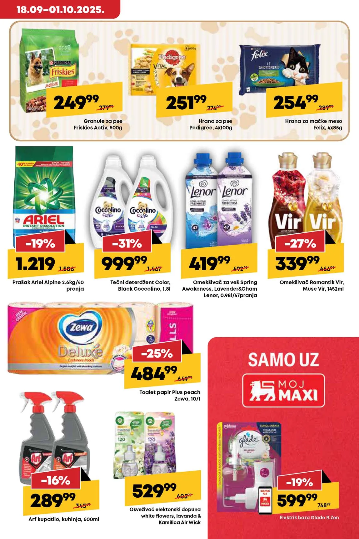 Maxi nedeljna akcija sniženja