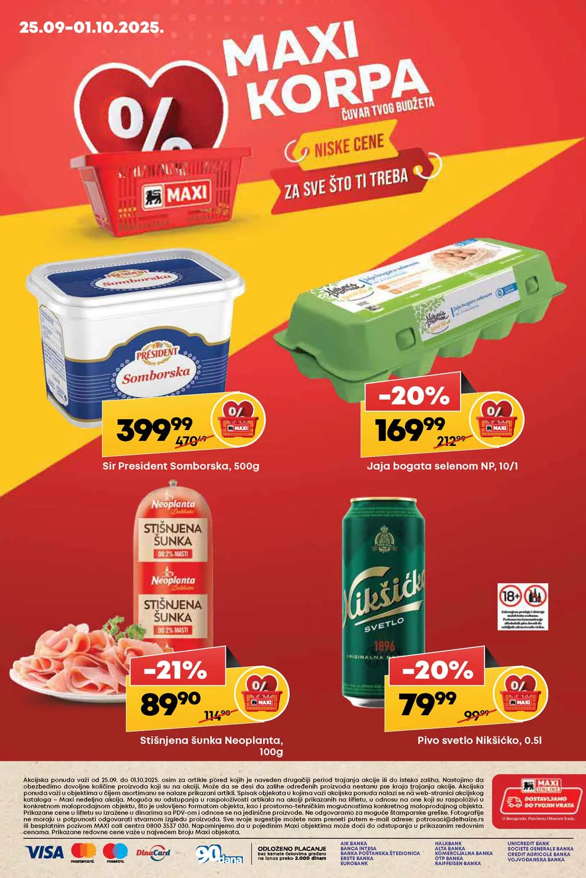Maxi nedeljna akcija sniženja