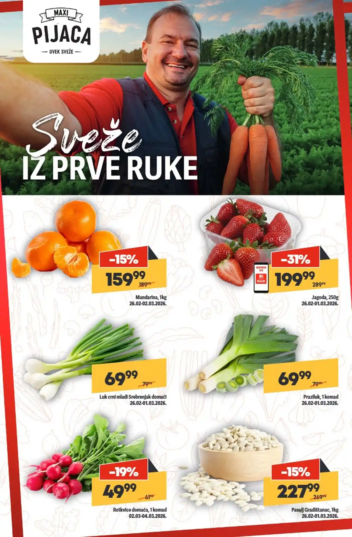 Maxi nedeljna akcija katalog strana 12 kozmetika popusti do 4. mart 2026 Maxi nedeljni katalog strana 12 kozmetika i higijena akcija Srbija mart 2026