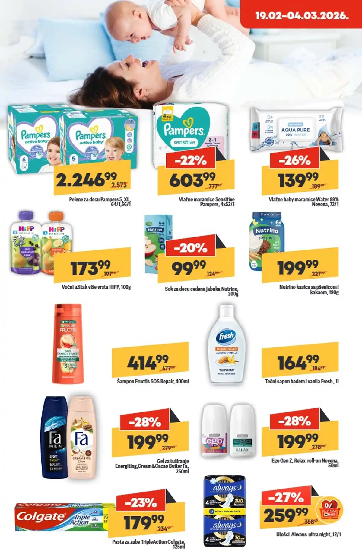 Maxi nedeljna akcija katalog strana 24 završne ponude do 4. mart 2026 Maxi nedeljni katalog strana 24 završne ponude i popusti Srbija mart 2026