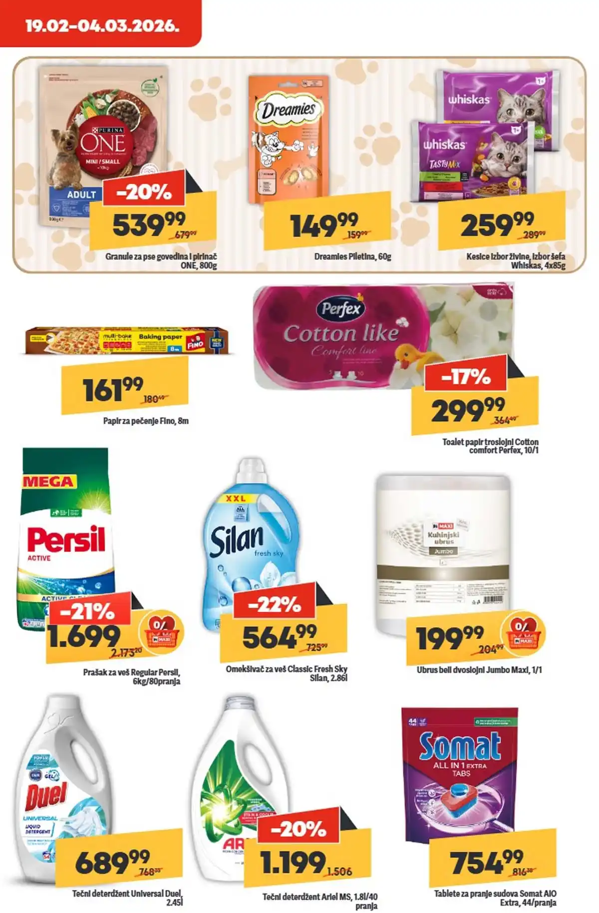 Maxi nedeljni katalog strana 25 završne ponude i popusti Srbija mart 2026