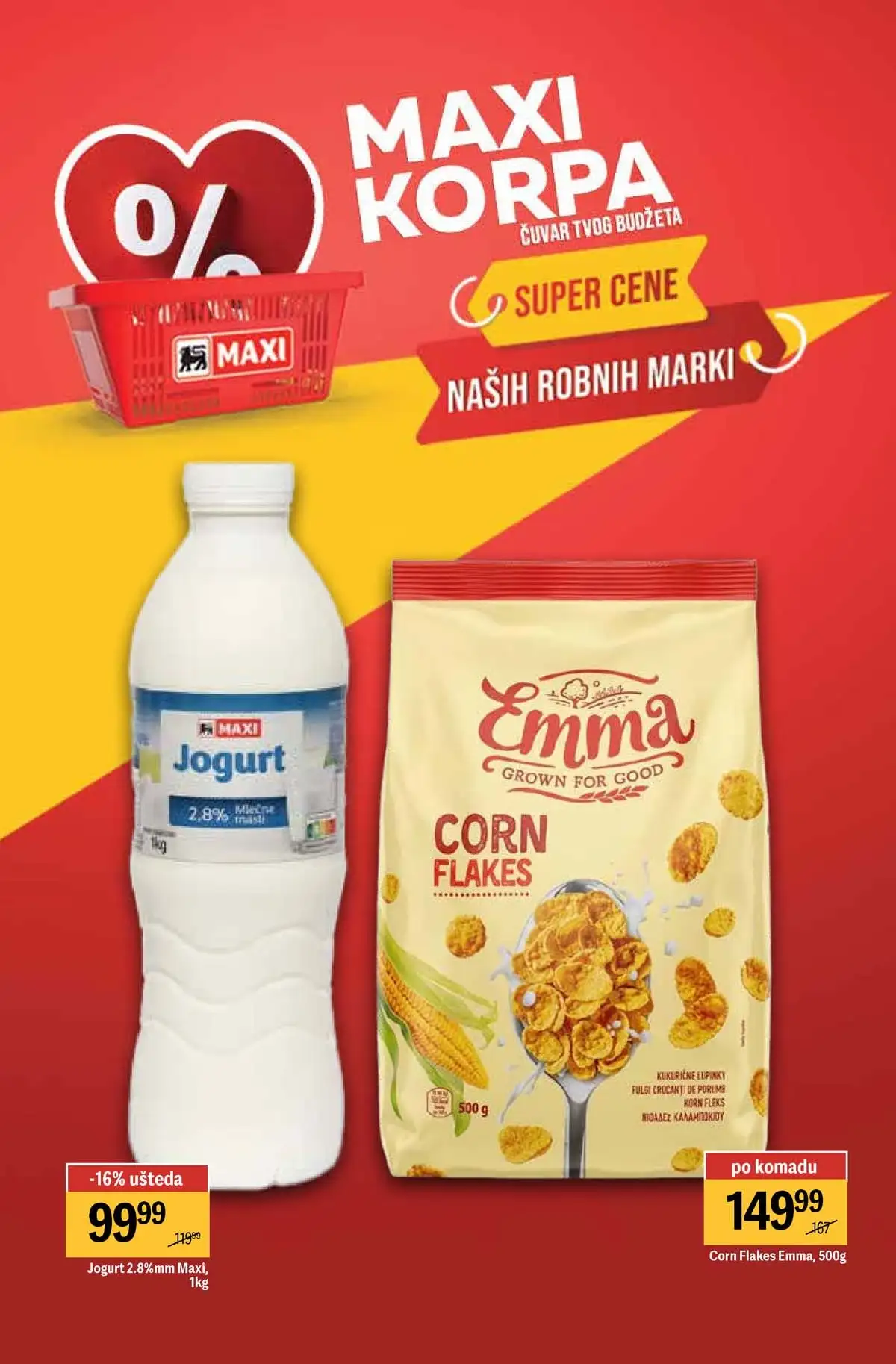 Maxi katalog nedeljna akcija strana 7 pića popusti do 01. april 2026 Maxi nedeljni katalog strana 7 pića i napici akcijske cene Srbija mart 2026