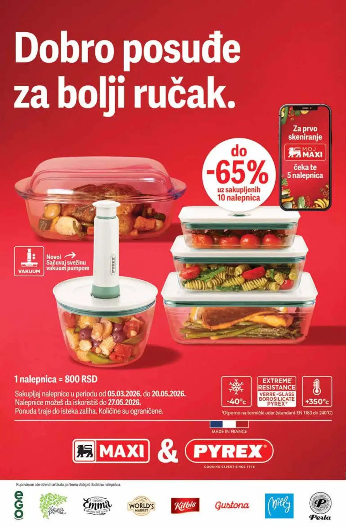 Maxi nedeljna akcija katalog strana 18 posebne ponude do 01. april 2026 Maxi nedeljni katalog strana 18 posebne nedeljne ponude Srbija mart 2026