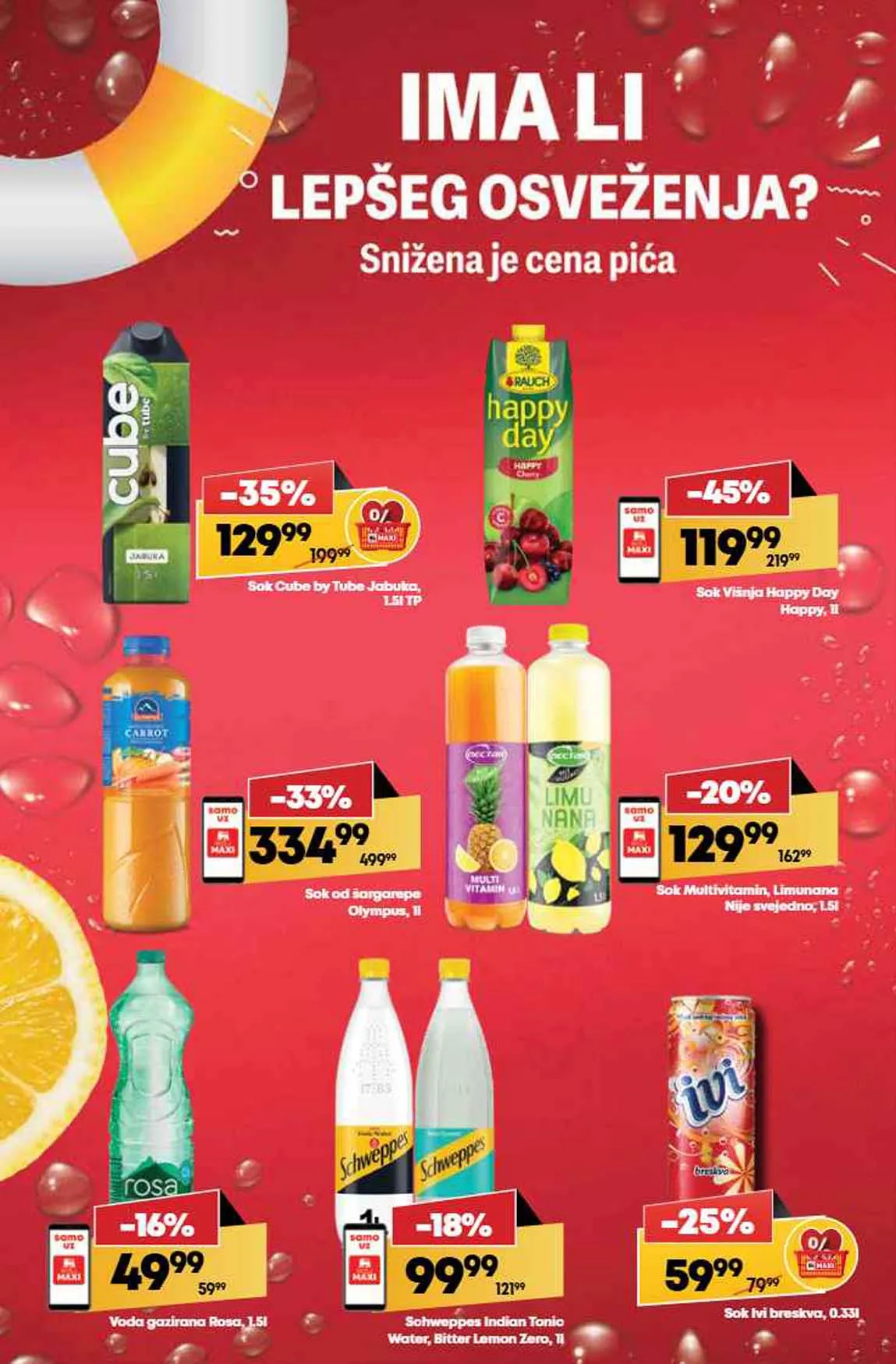 Maxi nedeljna akcija sniženja