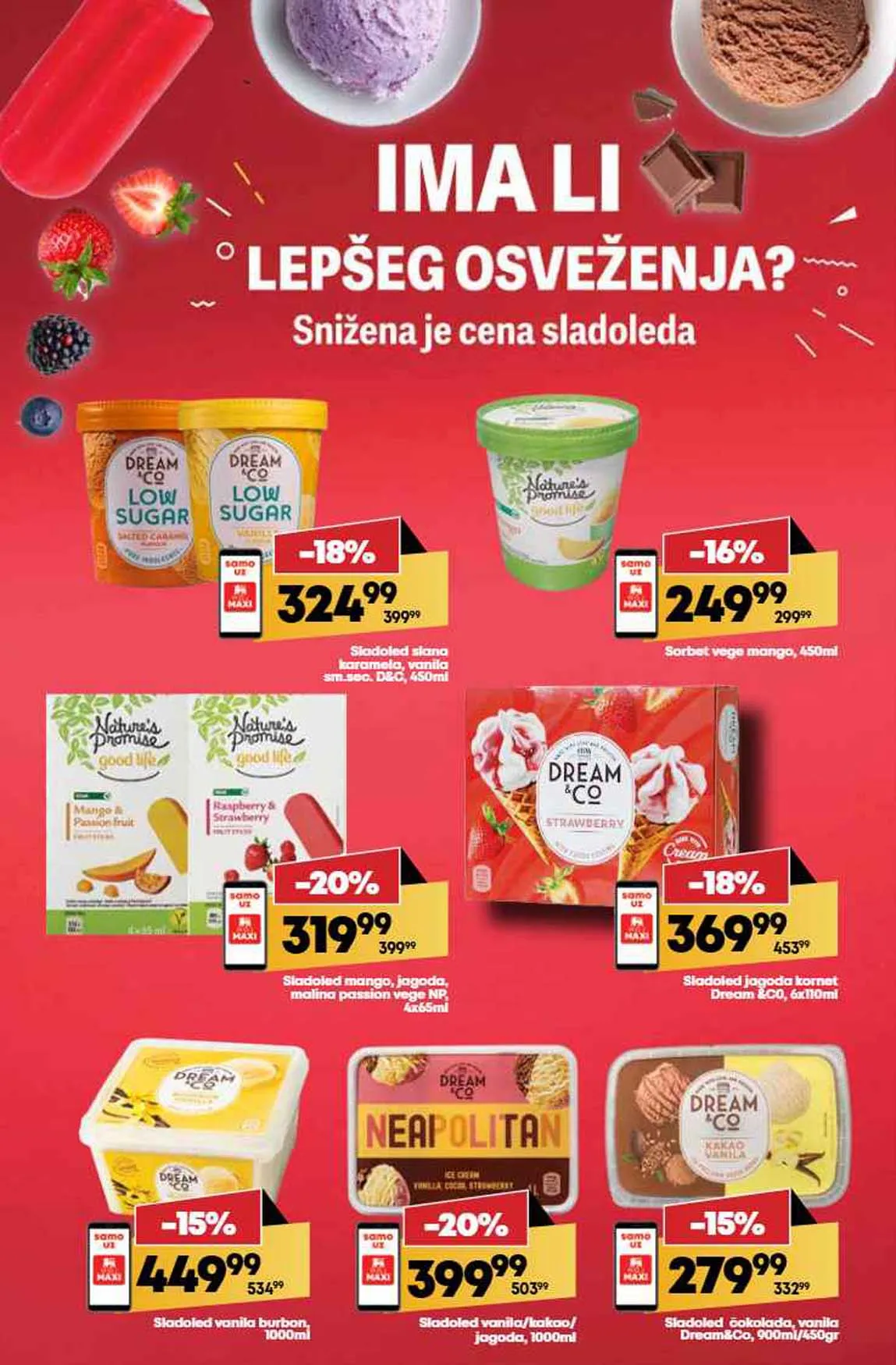 Maxi nedeljna akcija sniženja