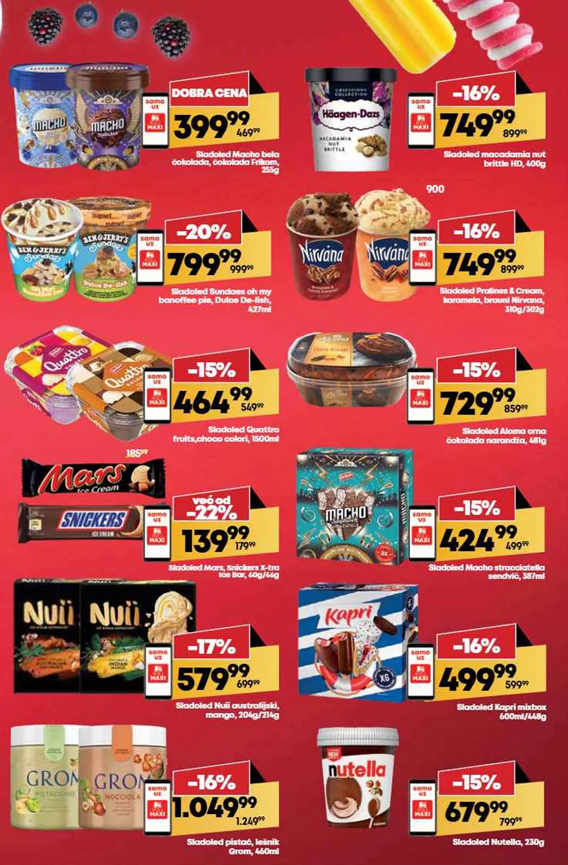 Maxi nedeljna akcija sniženja
