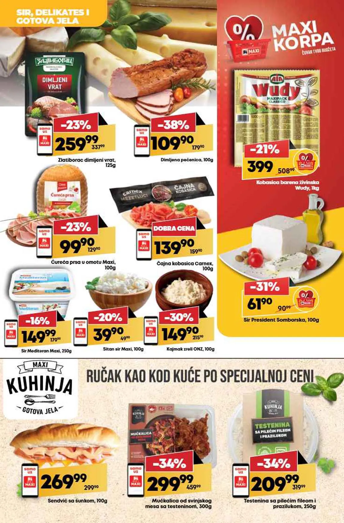 Maxi nedeljna akcija sniženja