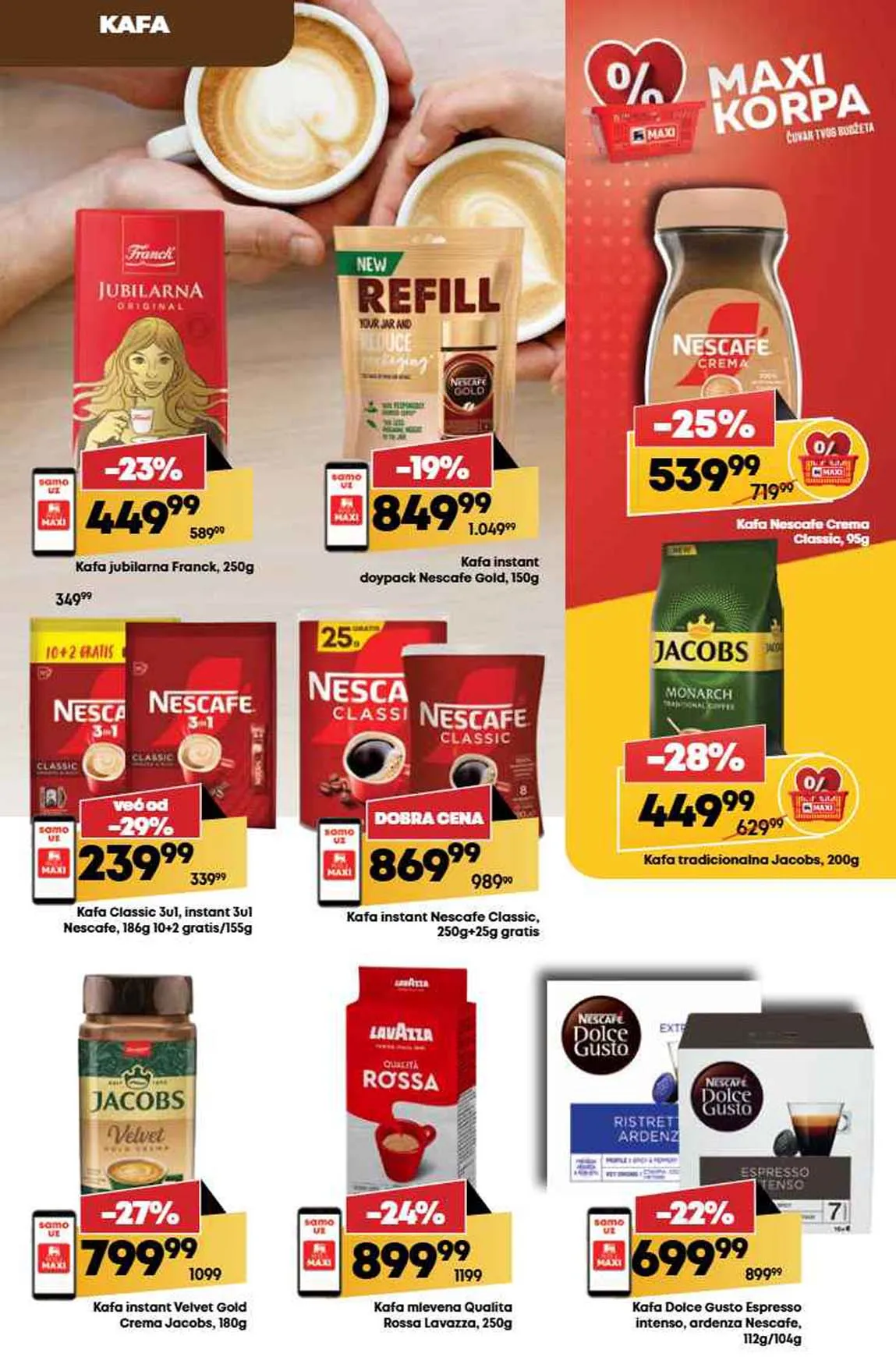 Maxi nedeljna akcija sniženja