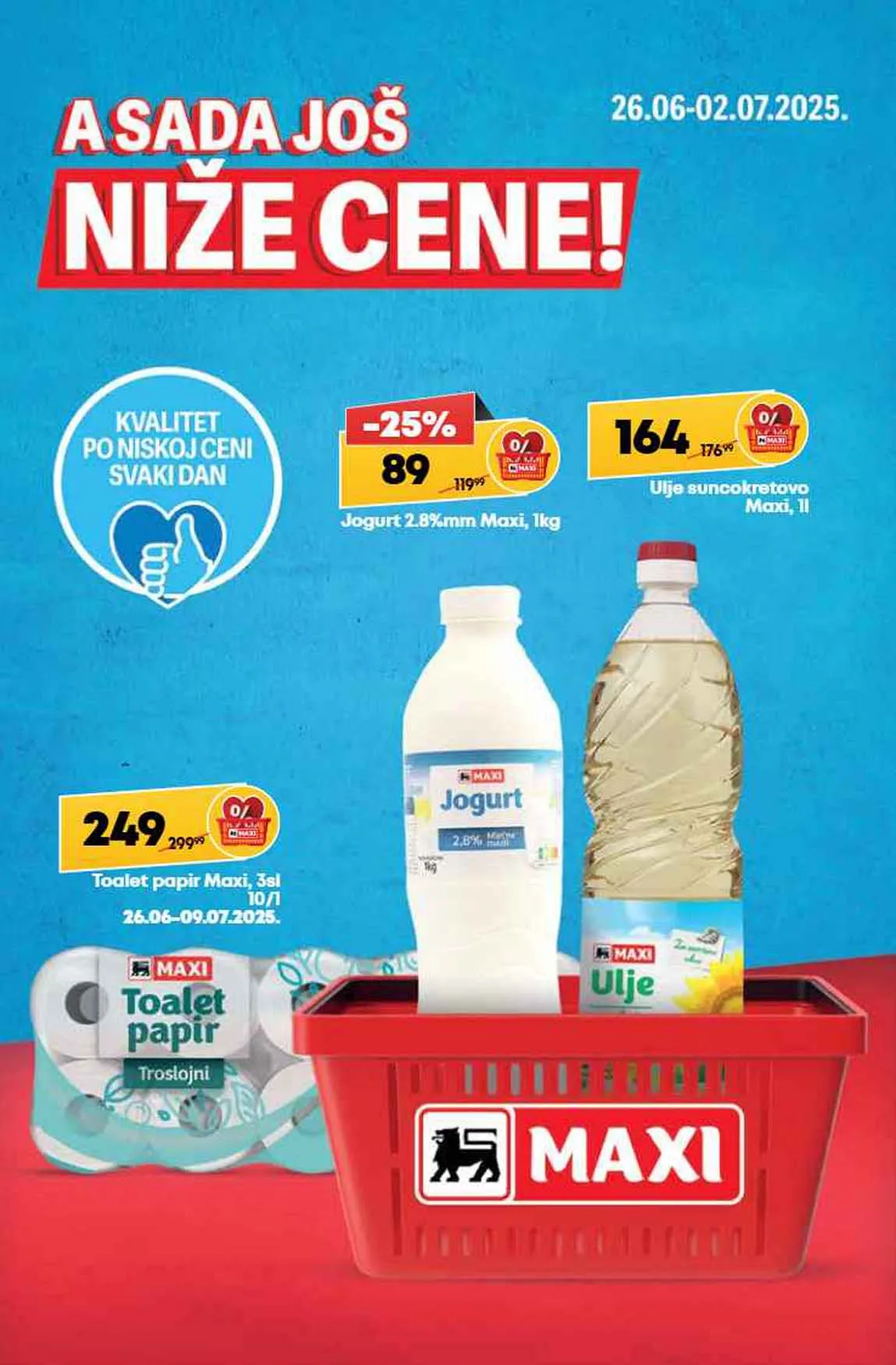 Maxi nedeljna akcija sniženja