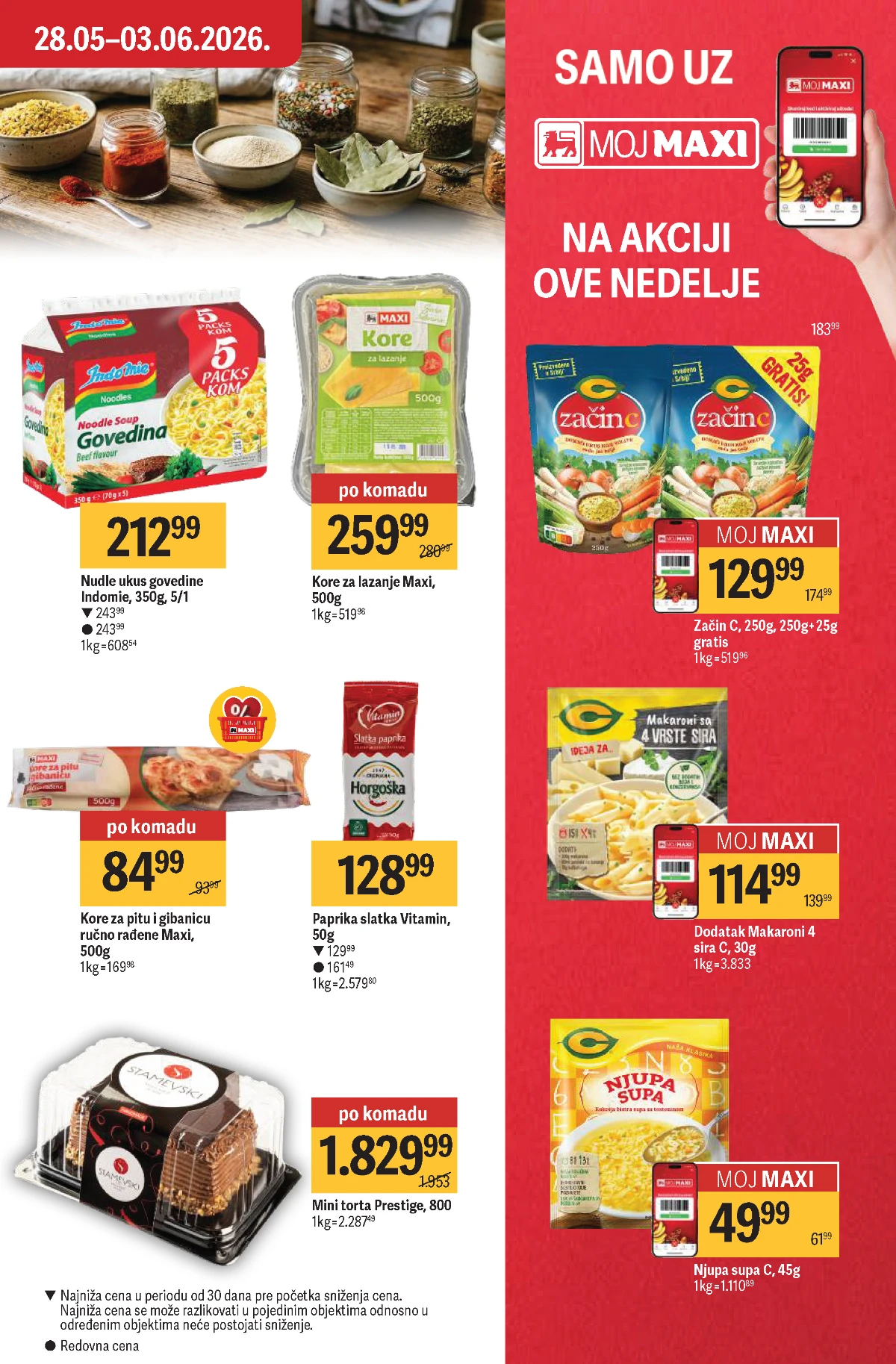 Maxi katalog strana 17 sniženja prehrane i pića