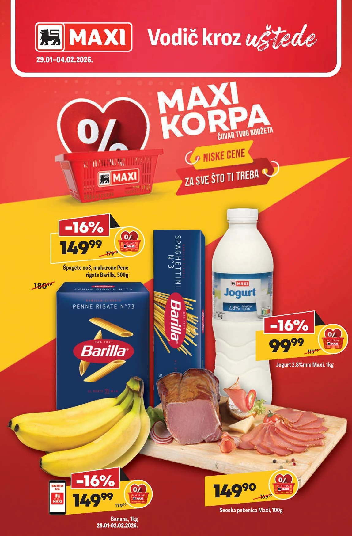 Maxi nedeljna akcija sniženja Maxi nedeljna akcija sniženja