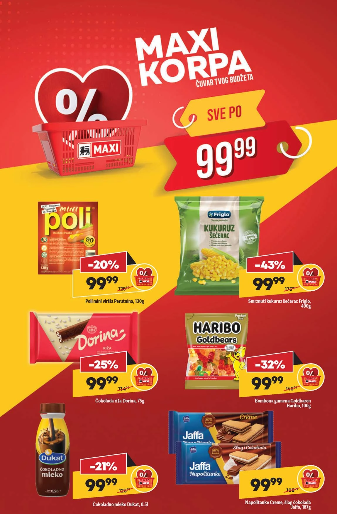 Maxi nedeljna akcija sniženja Maxi nedeljna akcija sniženja