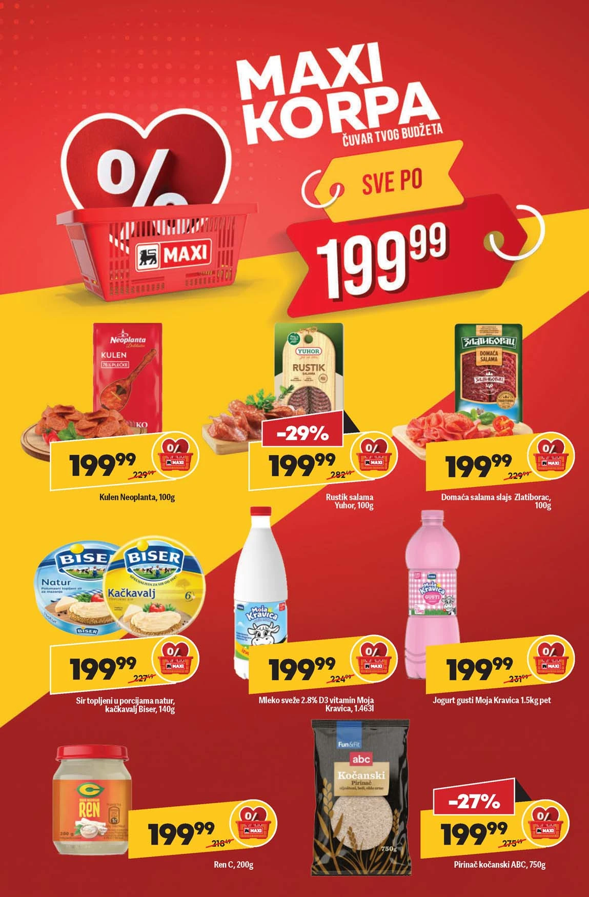 Maxi nedeljna akcija sniženja Maxi nedeljna akcija sniženja