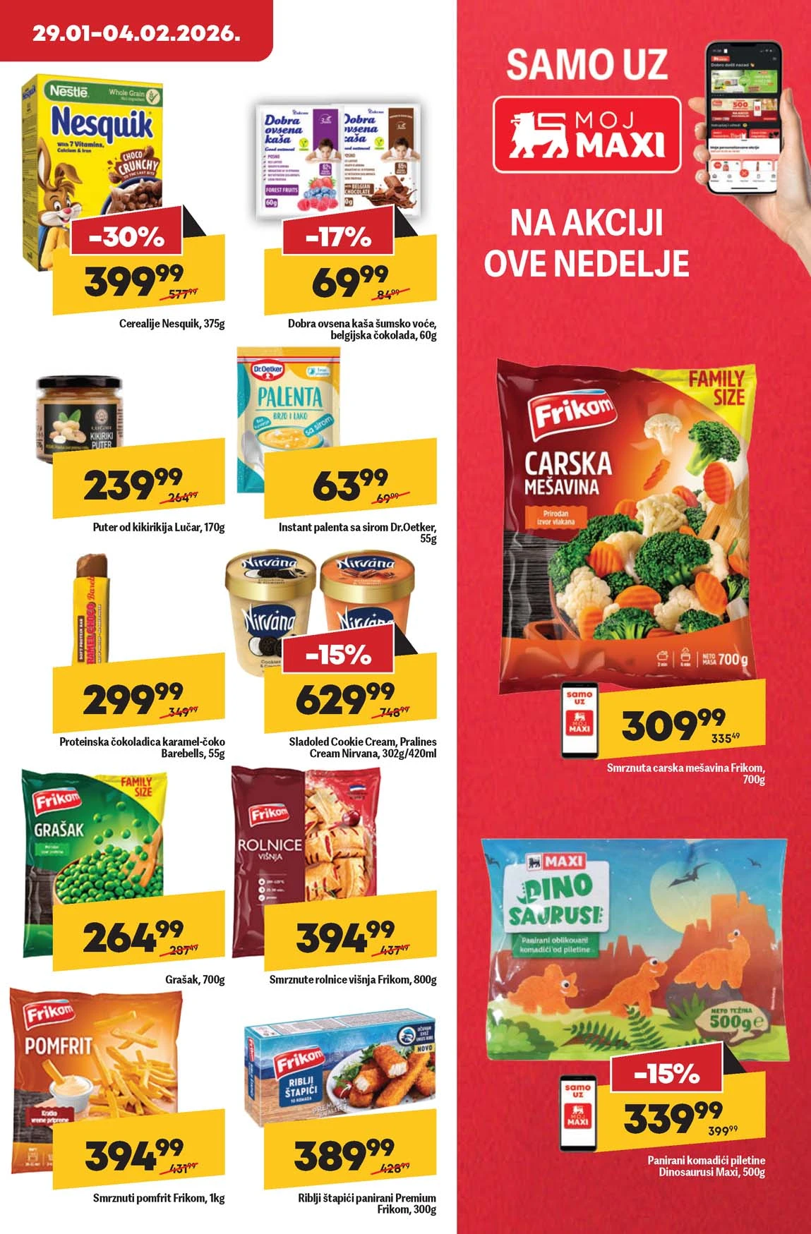 Maxi nedeljna akcija sniženja Maxi nedeljna akcija sniženja