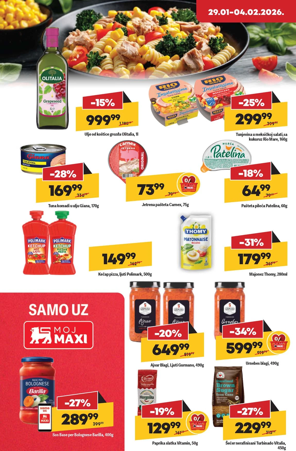 Maxi nedeljna akcija sniženja Maxi nedeljna akcija sniženja