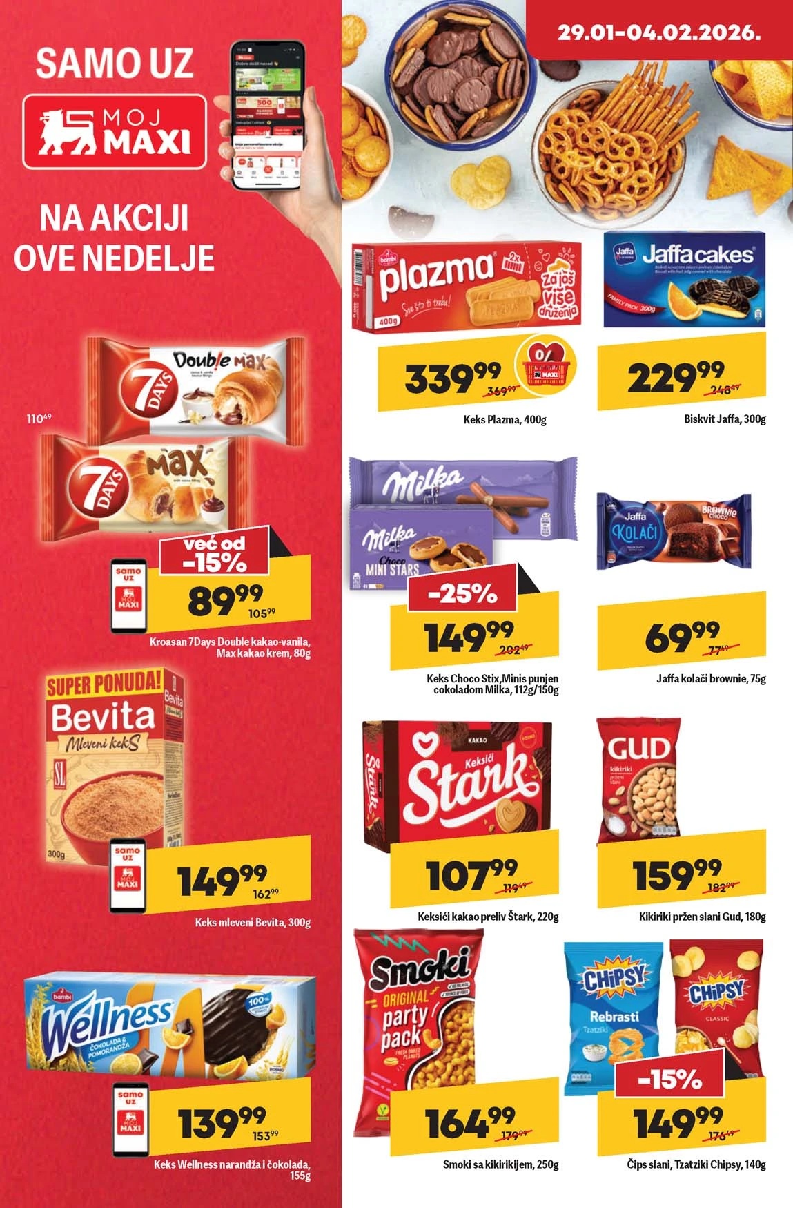 Maxi nedeljna akcija sniženja Maxi nedeljna akcija sniženja