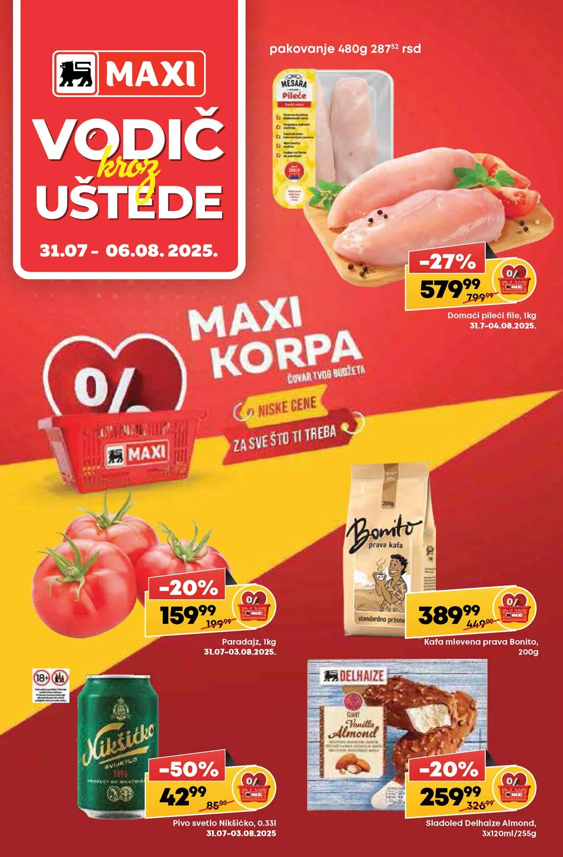 Maxi nedeljna akcija sniženja