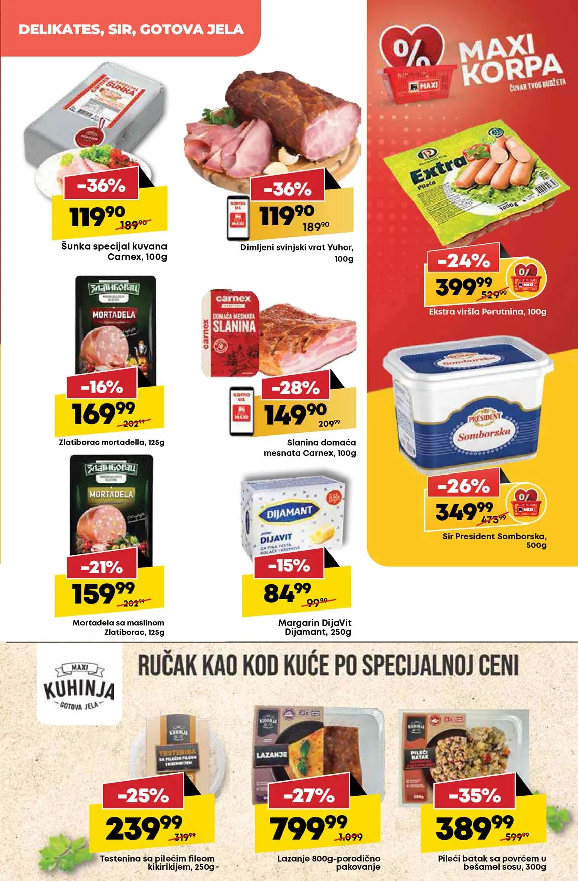 Maxi nedeljna akcija sniženja