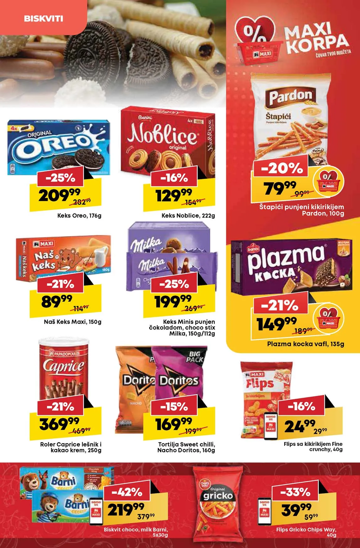Maxi nedeljna akcija sniženja
