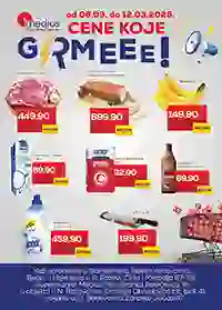Medius akcija Cene koje grme sniženja prehrane i kućnih proizvoda do 12. marta 2026.