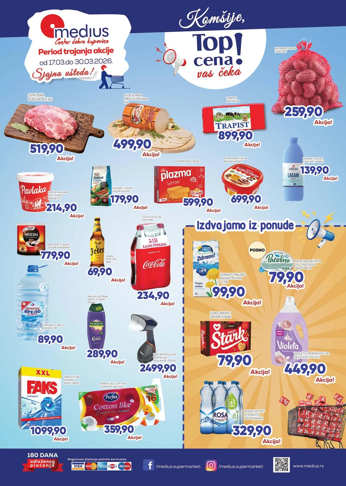 Medius Top cena katalog – akcija i sniženja do 30. marta 2026. prva strana