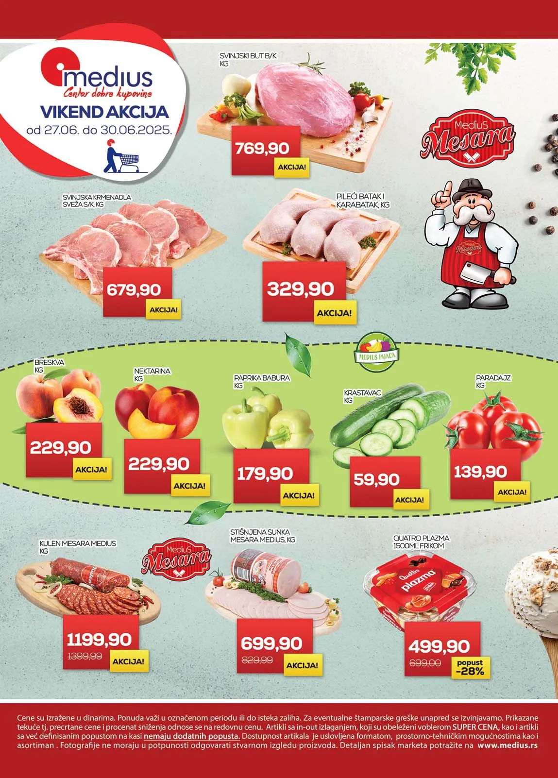 MEDIUS Vikend akcija sniženja do 30.06.2025