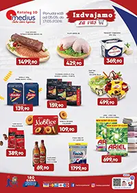 Medius katalog maj 2026 akcija – meso, prehrana, hemija i piće po sniženim cenama do 17.05.2026