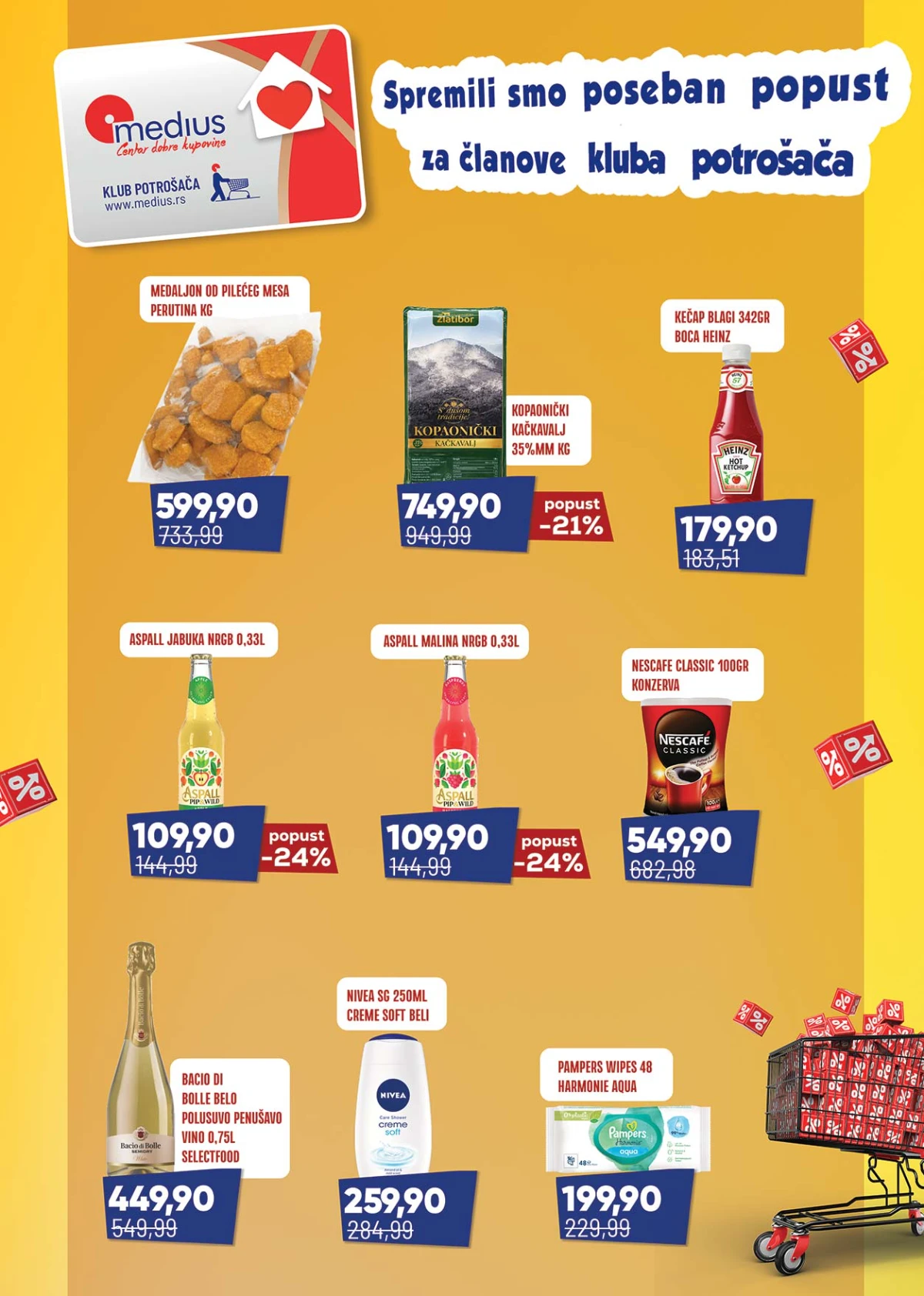 Medius katalog sredstva za čišćenje i higijena doma na akciji