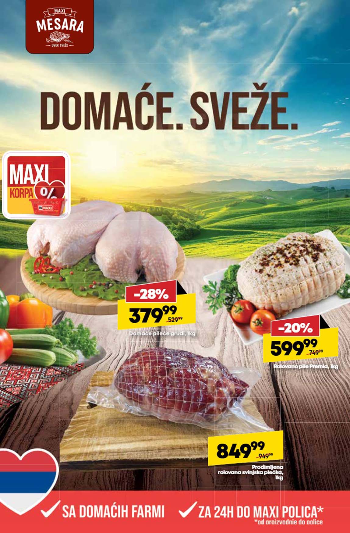 Mega Maxi nedeljna akcija sniženja