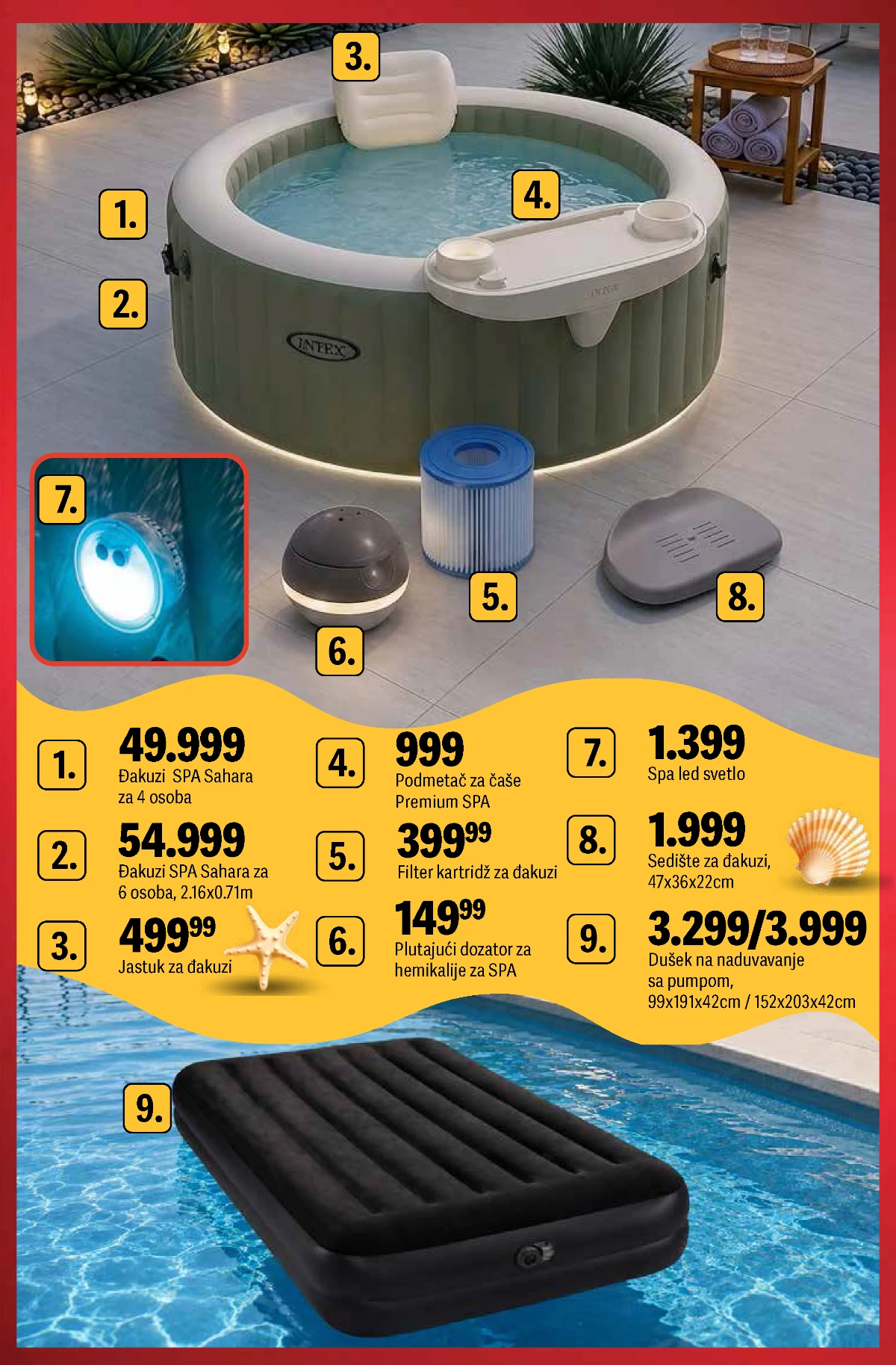 Mega Maxi SPA program 2026 – đakuzi, LED osvetljenje i dodatna oprema