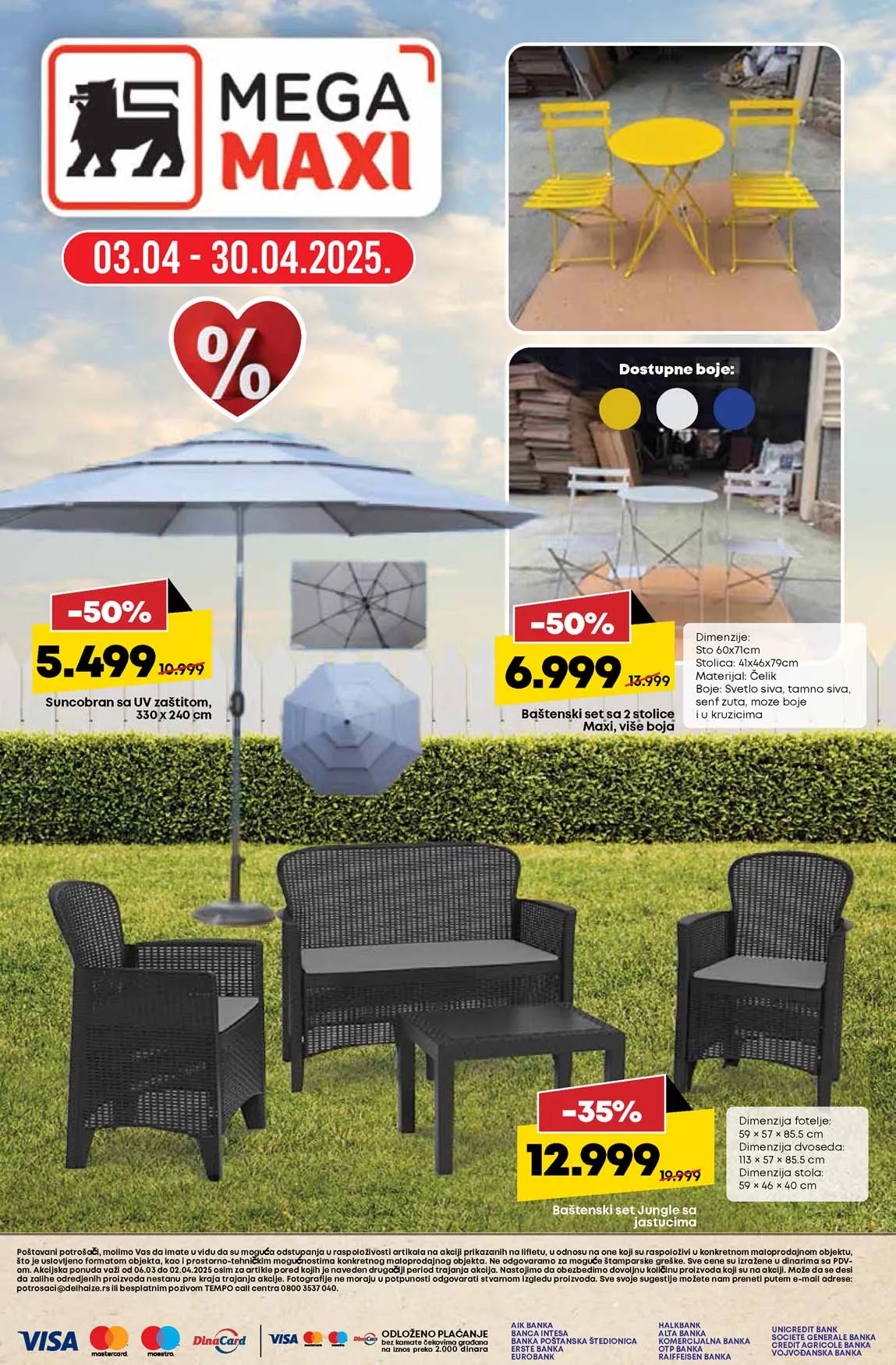 Mega Maxi nedeljna akcija sniženja