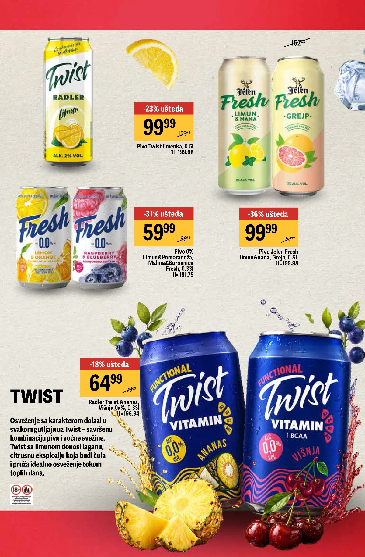 Maxi pivski katalog strana 15 – ponuda piva i dodataka